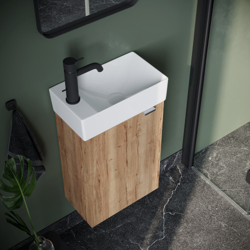 Тумба под раковину Sancos Mini MN35EGL 35,5х20,5х50 настенная - фото 4